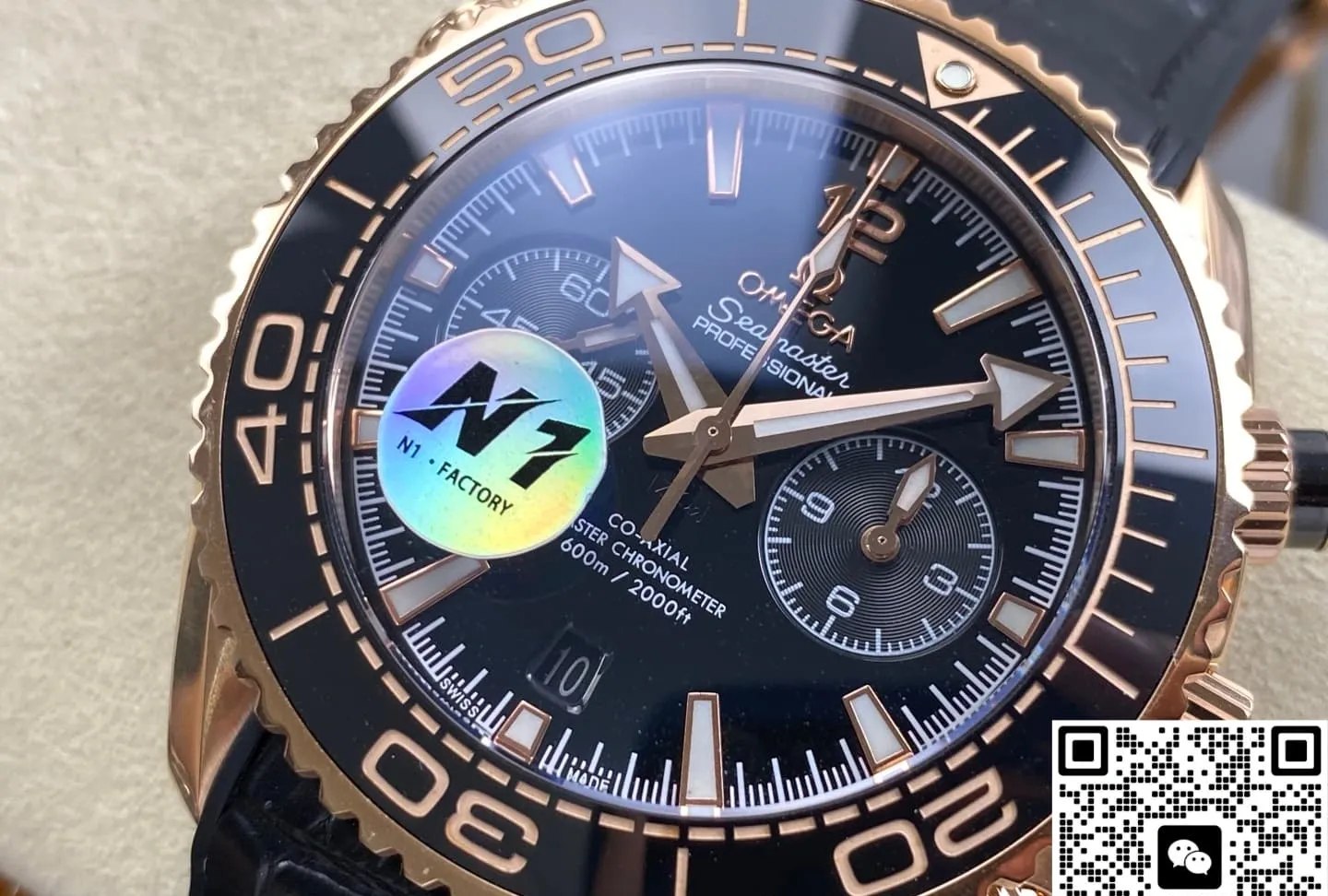 N1 Factory Omega 215.63.46.51.01.001 1:1 Best Edition Replica Watch